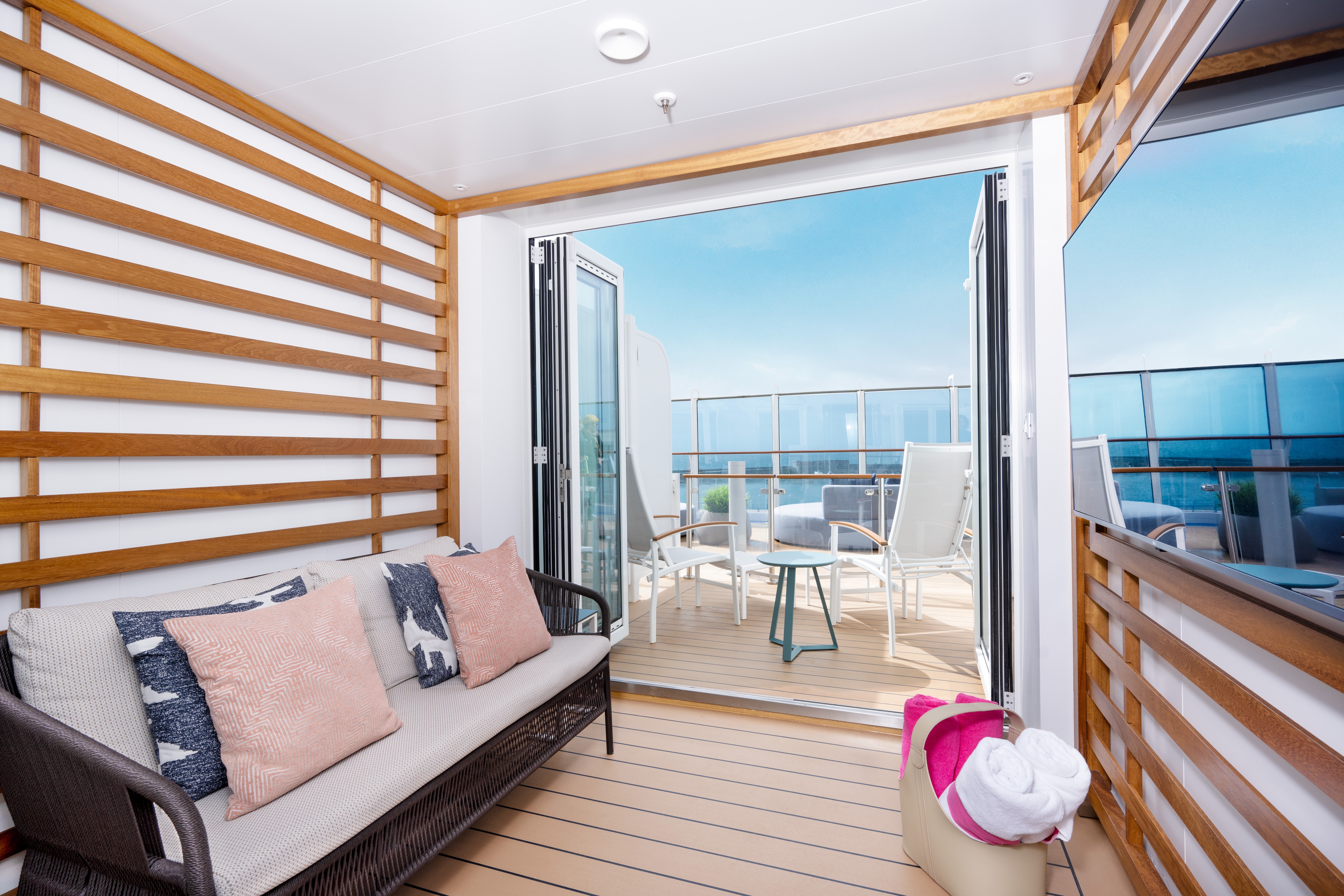 Let sunshine and luxury shine inside your Cabana Mini-suite